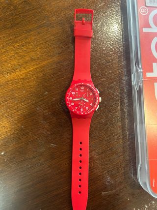 Swatch orologio rosso