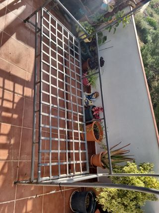 Estructura sofá cama terraza - metal gris