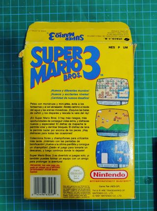 Nintendo Super Mario Bros 3 (NES) Español