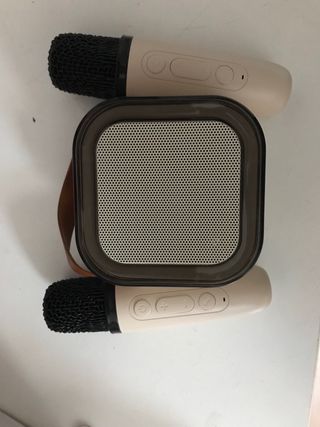 Altavoz Karaoke con 2 Micrófonos