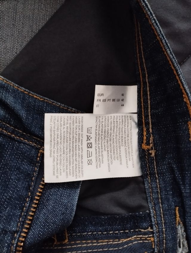 Falda vaquera azul - Corta