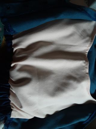 Vestido medieval niña azul y rosa