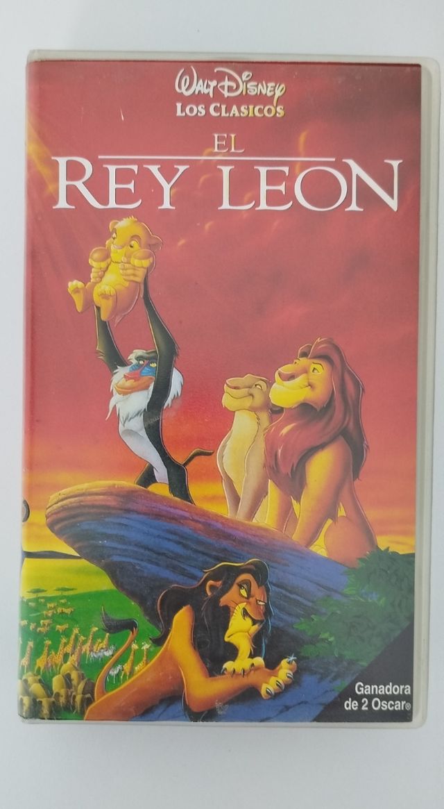 VHS Disney: El Rey León, La Bella y la Bestia, +3
