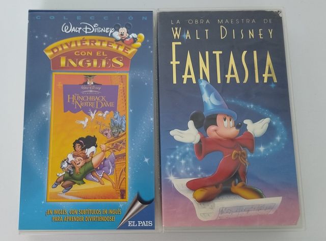 VHS Disney: El Rey León, La Bella y la Bestia, +3