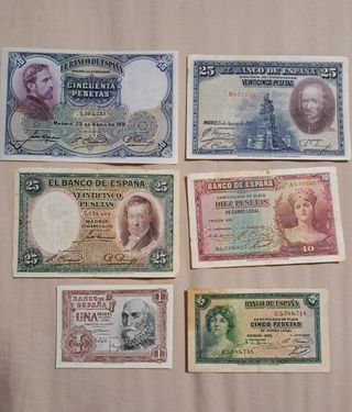 Billetes antiguos