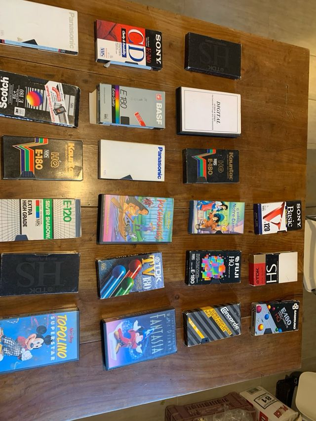 21 videocassette Disney originali anni 80’