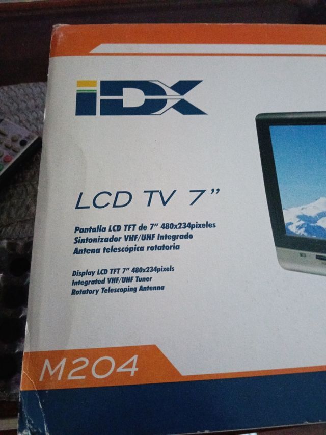 TV LCD IDX 7" Portátil