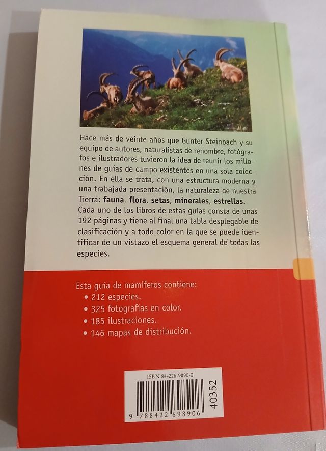 Mamíferos, cómo reconocerlos y determinarlos