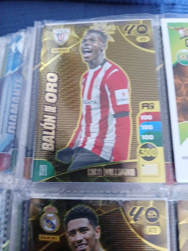 Cartas Panini Balones Oro 