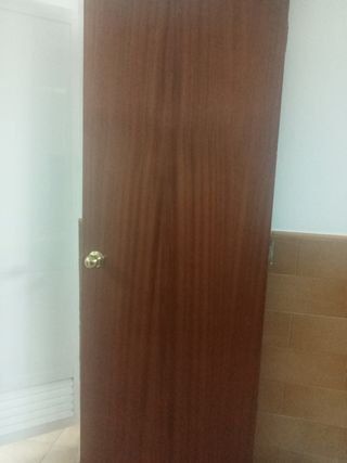 Puerta de sapeli lisa
