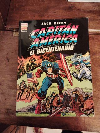 Comic de capitan América el bicentenario Marvel