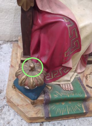 Salvator Mundi - Gran Figura - Arte Español Olot