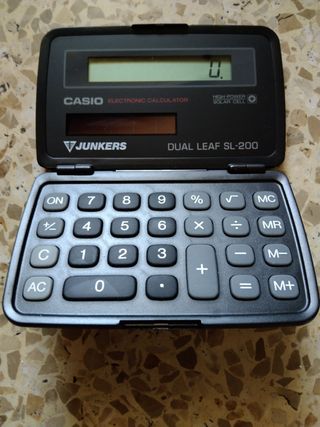 Calculadora Casio Dual Leaf SL-200 Solar