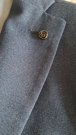 Traje Zara azul marino