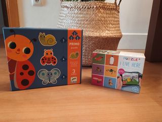 Lote de 2 Puzzles de animales para infantil