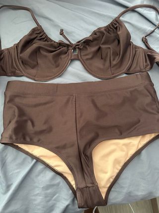 Bikini marrón - 2 piezas