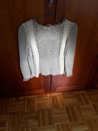 Chaqueta Adolfo Domínguez beige-gris
