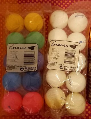 PELOTAS DE PING-PONG 