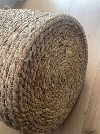 Cesto grande de decoracion maceta yute.