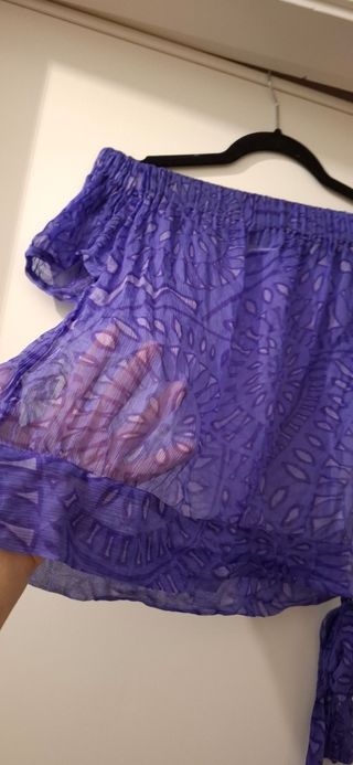 Blusa Nara Camicie viola - seta