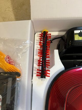 Robot aspirador LG Hombot Square rojo