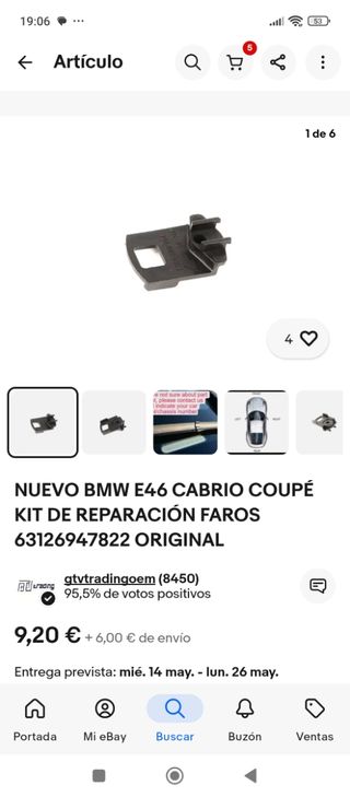 Faros Bixenon BMW E46 Coupé