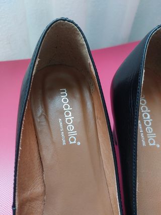 Zapatos Modabella tacón 3cm negros