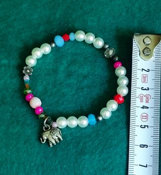 Pulsera con elefante bisutería