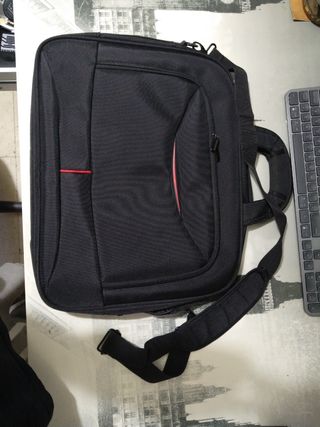 Maletín portátil - Negro/Rojo