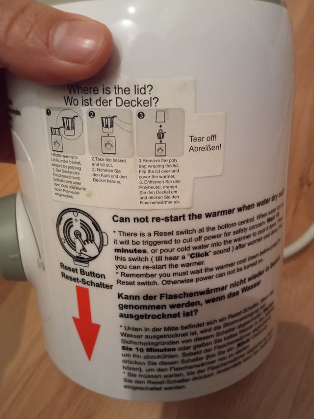 Calienta biberones GROWNS