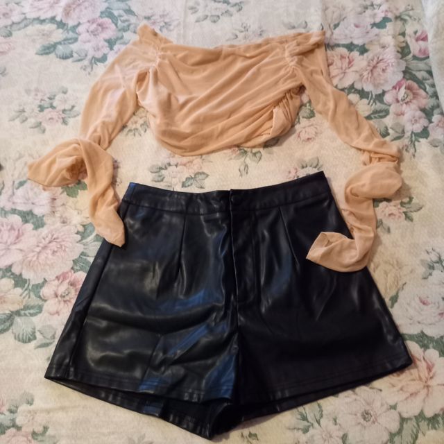 Shorts e top trasparenti - Tg.M