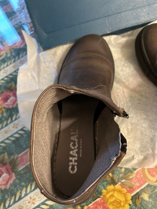 Botines Chacal Piel Marrón - Talla 38