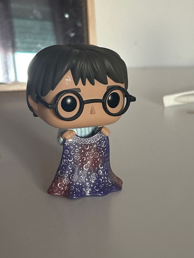 Harry Potter con manta invisibilidad
