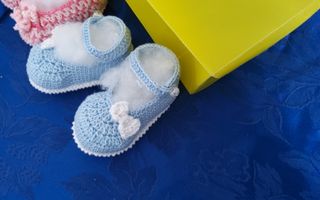 Scarpine estive in cotone per Neonate 
