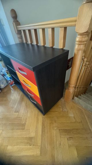 Mesitas de noche infantiles - Rojo y Negro