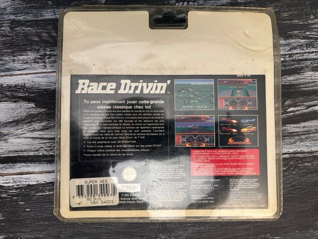 Corrida Drivin SNES selado em Blister PAL FR