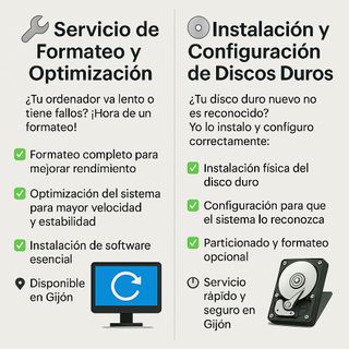 Formateo e instalo Drivers e Discos Duros