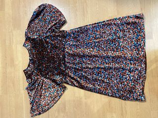 Vestido terciopelo flores