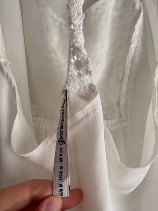 Blusa blanca Stradivarius - Talla M