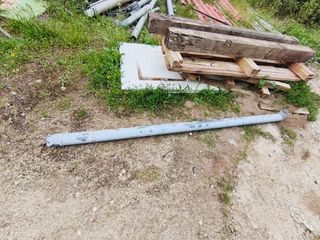 Tubo de hierro bajada de canalon