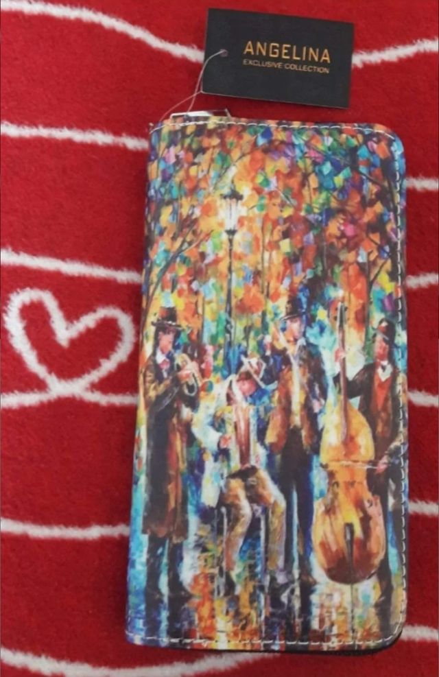 Cartera mujer Afremov. Nueva.