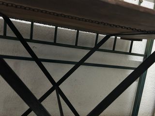 Mesa plegable de madera - Estilo vintage