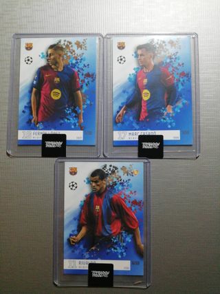 Barcelona numeradas topps total football 