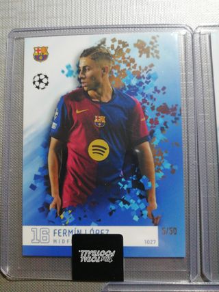 Barcelona numeradas topps total football 