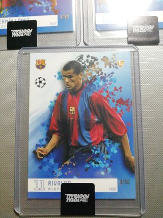 Barcelona numeradas topps total football 