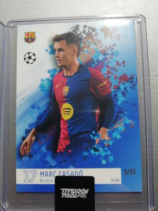 Barcelona numeradas topps total football 