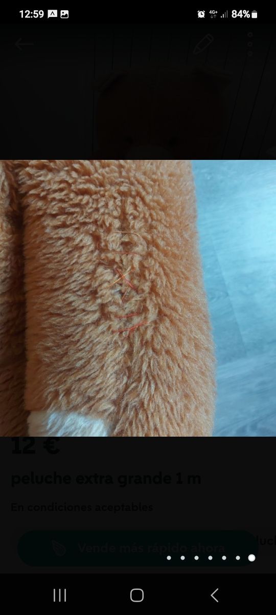 Peluche gigante  1 metro