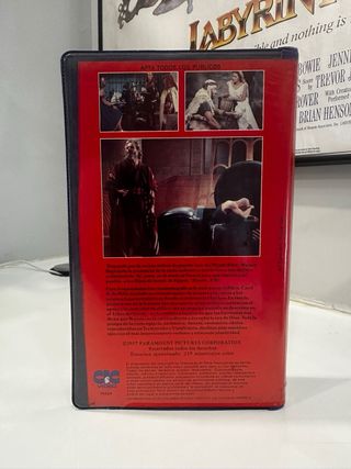 LOS 10 MANDAMIENTOS VHS VIDEOCLUB CAJA GORDA