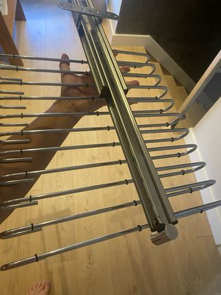 Pantalonera metálica armario - 1 ud.