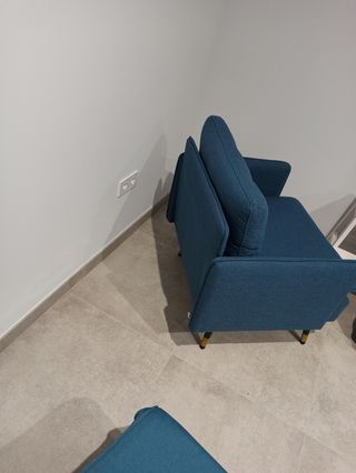 HOMCOM Sillón Relax Azul